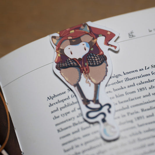 Necromancer Raccoon Magnetic Bookmark