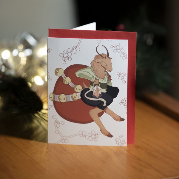 Krampus Holiday Cards w/ Envelopes