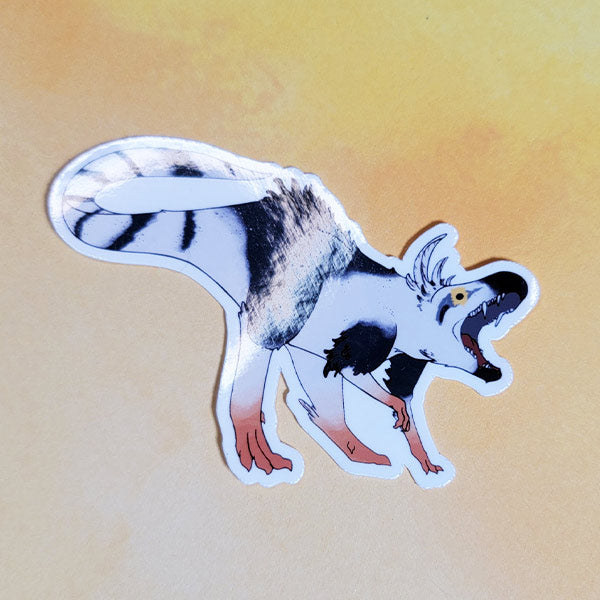 White-Crested Helmetshrike Dino