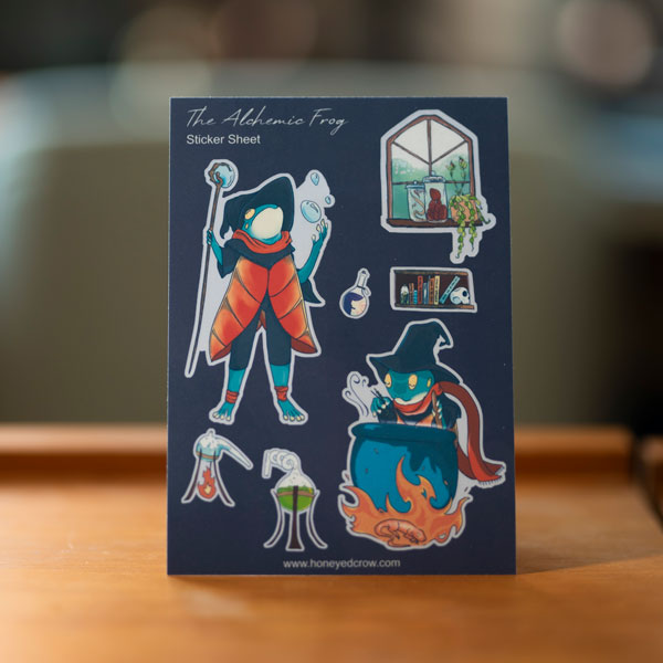 Alchemic Frog - Sticker Sheet