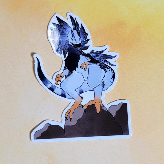 Harpy Eagle Dino Glossy Sticker