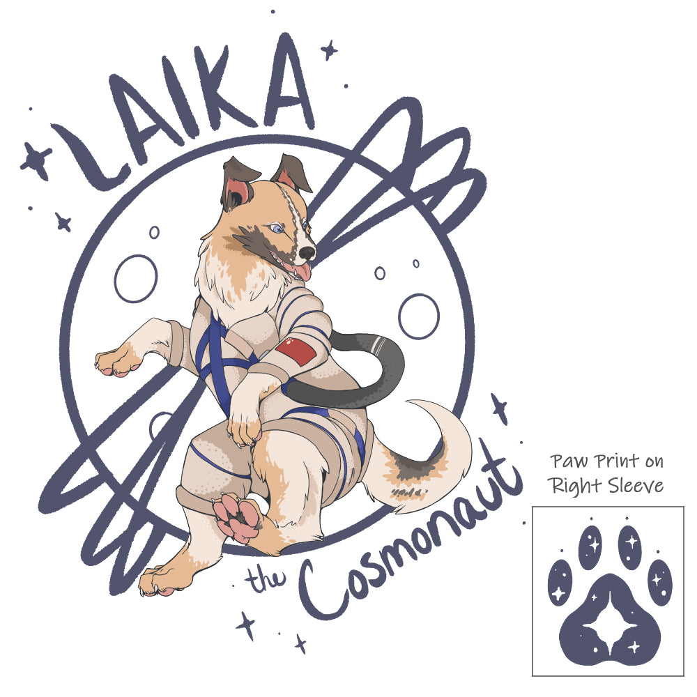 Laika the Space Dog - Unisex t-shirt