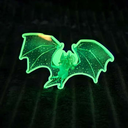 Galaxy Bat Glow-in-the-Dark Sticker